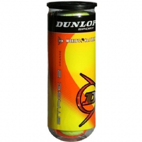 Bola Dunlop Stage 2 Orange - 3 unid.