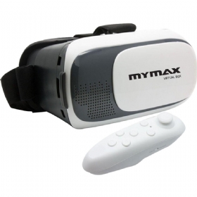Óculos de Realidade Virtual 3D V-Box Branco - Mymax